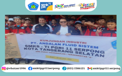 Implementasi P5 Tema Kebekerjaan, SMKS-TI PGRI 11 Serpong Melaksanakan Kegiatan Kunjungan Industri