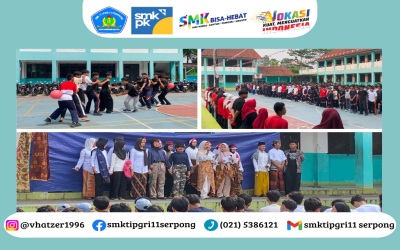 Gelorakan Kemerdekaan, Kenang Perjuangan : Peringatan HUT RI ke-81 di SMKS TI PGRI 11 Serpong